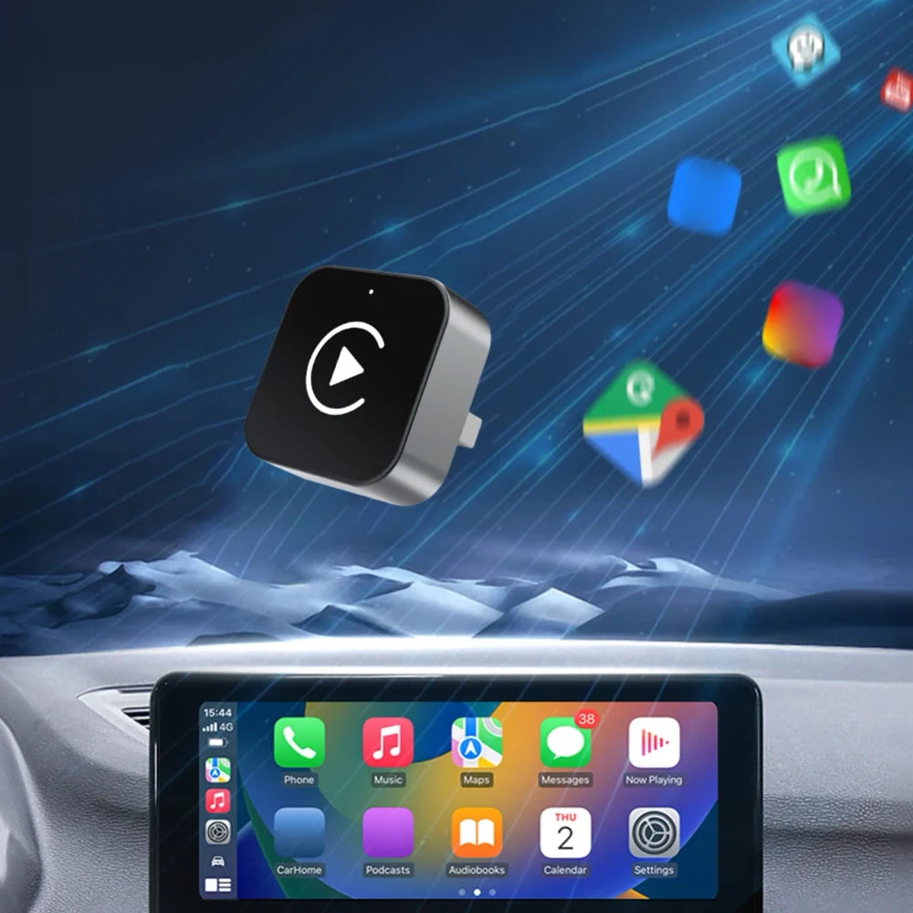 2-in-1 Wireless CarPlay AI Box
