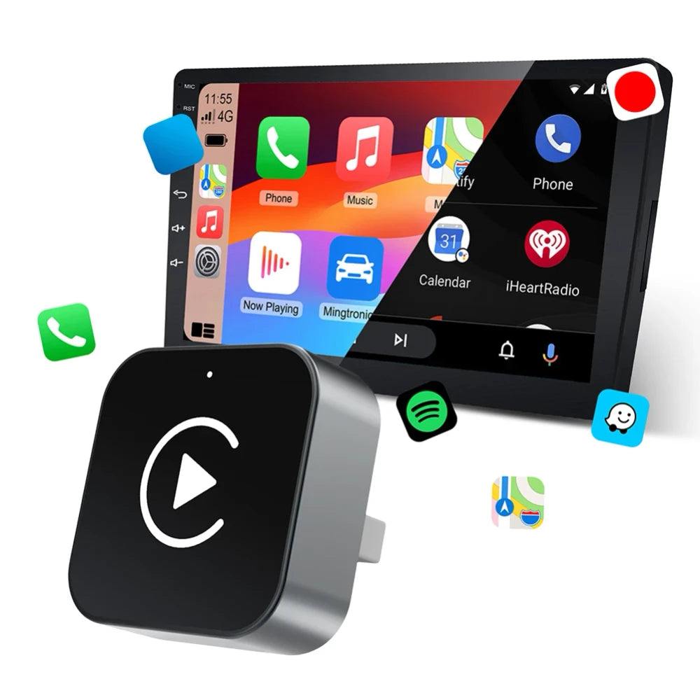 2-in-1 Wireless CarPlay AI Box